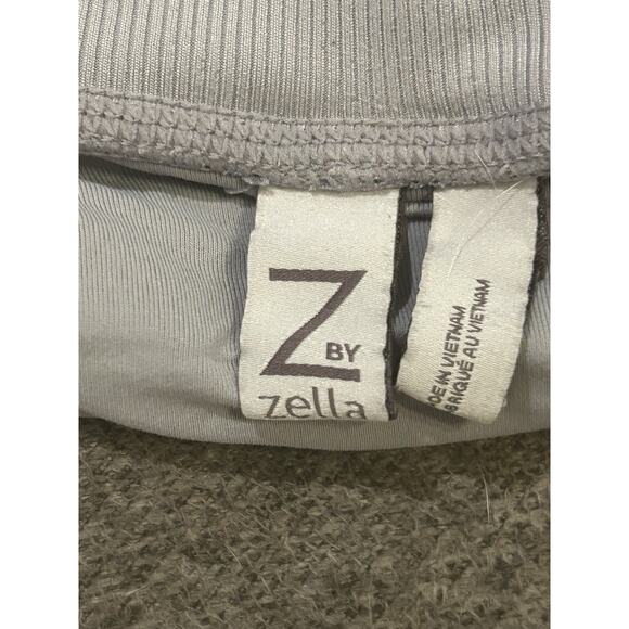 Zella Lavender and Gray Running Shorts size L - Picture 3 of 4